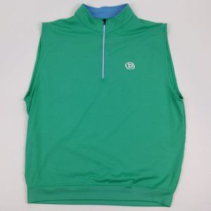 FOOTJOY Men's XL Green Nylon Spandex Zip Golf Vest